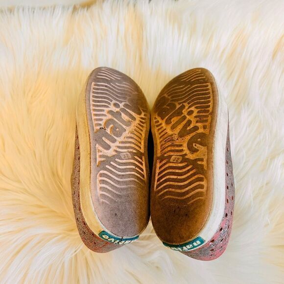 Native Jefferson Bling Girls Shoes Glitter Pink! ❤️ - Picture 6 of 6